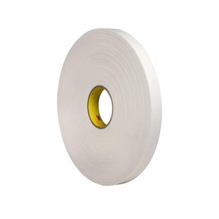 3M 3M 4462 Double Sided Foam Tape, 1" x 72 yds., 1/32", White, PK9 T9554462